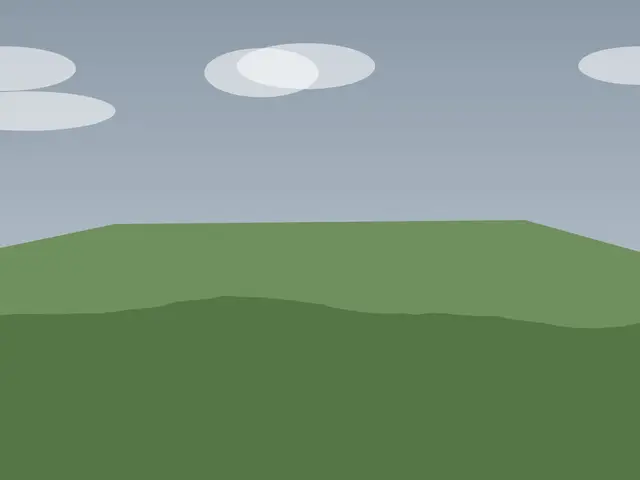 The open plateau under monsoon clouds