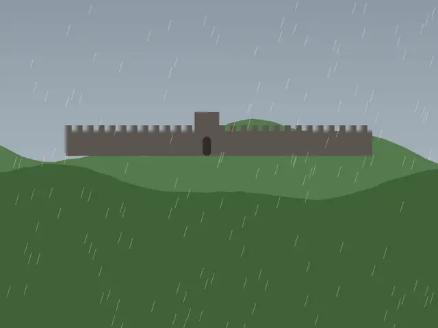 Lohgad's walls in the rain Lohgad's walls in the rain