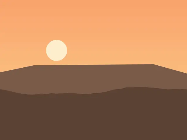 Sunset over Table Land