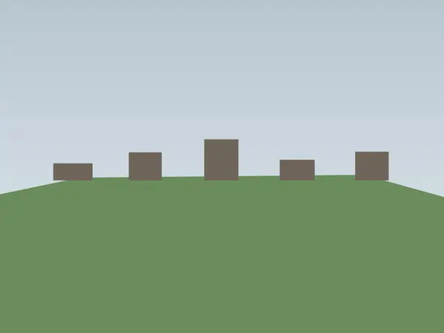 Ruined walls on the plateau